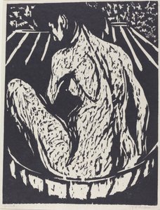 Női akt, 1908. alkotó: Ernst Ludwig Kirchner
