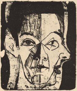 Vezetőtanulmány, 1926. alkotó: Ernst Ludwig Kirchner