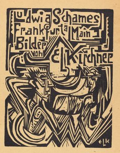 Ludwig Schames Frankfurt a Main Bilder von E L Kirchner Ludwig Schames Frankfurt..., 1919. alkotó: Ernst Ludwig Kirchner