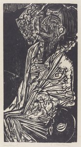 Goldstein professzor felesége, 1916. alkotó: Ernst Ludwig Kirchner