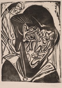 Nő fátyollal, 1915.