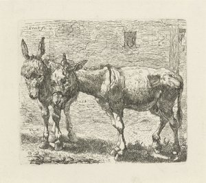 Két szamár alkotó: Ernst Ludwig Creite