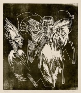 Absolon és tanácsadói alkotó: Ernst Ludwig Kirchner