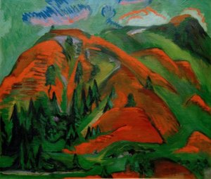 Fa vonal alkotó: Ernst Ludwig Kirchner