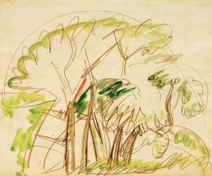 Faliget a Fehmarn-on alkotó: Ernst Ludwig Kirchner
