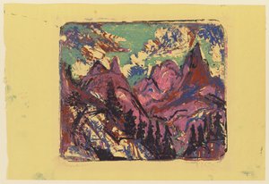 Berge alkotó: Ernst Ludwig Kirchner