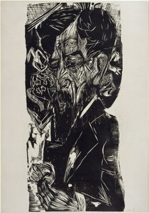 Van Vloten portréja alkotó: Ernst Ludwig Kirchner