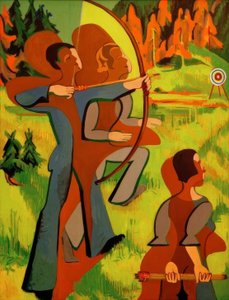 Íjászok alkotó: Ernst Ludwig Kirchner