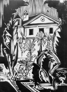 Botanikus kert (Jena) alkotó: Ernst Ludwig Kirchner