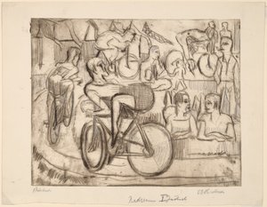 Kerékpárverseny alkotó: Ernst Ludwig Kirchner