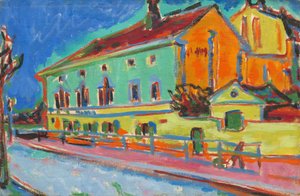 Dance Hall Bellevue [előlap] alkotó: Ernst Ludwig Kirchner