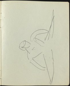 Táncosok és előadók (Oldal egy vázlatfüzetből) alkotó: Ernst Ludwig Kirchner