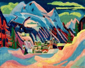 Davos télen alkotó: Ernst Ludwig Kirchner