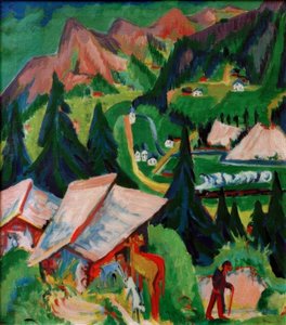 A Junkerboden a stafelből alkotó: Ernst Ludwig Kirchner