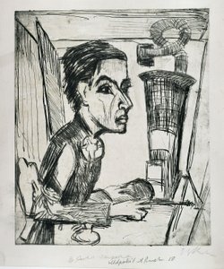 A festő alkotó: Ernst Ludwig Kirchner