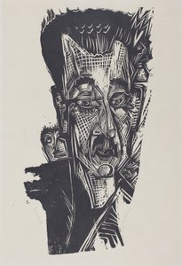 Dr. Ludwig Binswanger (Dr. Ludwig Binswanger fejtanulmánya) alkotó: Ernst Ludwig Kirchner