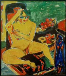 E.L.Kirchner, Act in the Atelier alkotó: Ernst Ludwig Kirchner