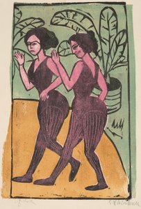 Angol sztepptáncosok alkotó: Ernst Ludwig Kirchner