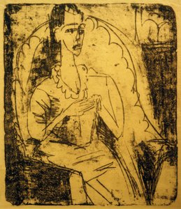 Fanny a karosszékben alkotó: Ernst Ludwig Kirchner