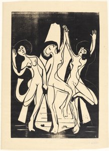 Színtánc alkotó: Ernst Ludwig Kirchner