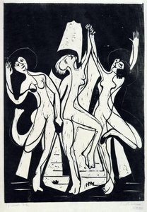 Színek tánca alkotó: Ernst Ludwig Kirchner