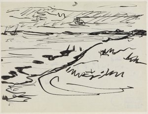 Fehmarn-part alkotó: Ernst Ludwig Kirchner