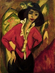 Női fej, Gerda alkotó: Ernst Ludwig Kirchner