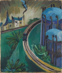 Gáztartály és elővárosi vasút alkotó: Ernst Ludwig Kirchner
