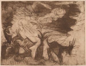 Kecske és felhők alkotó: Ernst Ludwig Kirchner