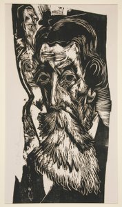 Ludwig Schames vezetője (Ludwig Schames portréja) alkotó: Ernst Ludwig Kirchner
