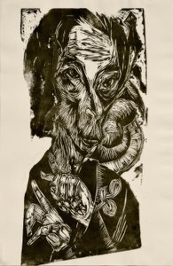 A betegek feje – Önarckép alkotó: Ernst Ludwig Kirchner