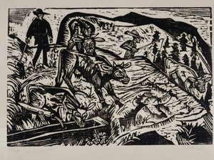Tehenek és pásztorok alkotó: Ernst Ludwig Kirchner