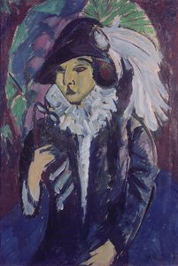 Lady in the Park, 1912 alkotó: Ernst Ludwig Kirchner