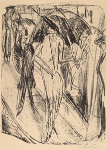 Lady in the Rain alkotó: Ernst Ludwig Kirchner
