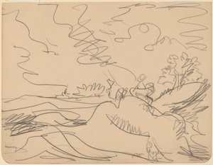 Táj a Taunusban alkotó: Ernst Ludwig Kirchner
