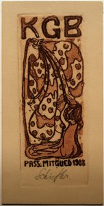 Tagsági kártya The Bridge alkotó: Ernst Ludwig Kirchner