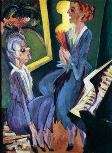 Zeneszoba alkotó: Ernst Ludwig Kirchner