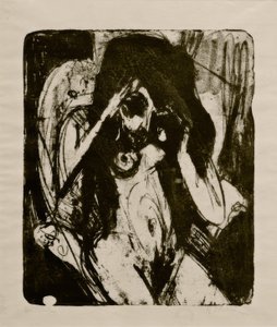 Meztelen nő a karosszékben alkotó: Ernst Ludwig Kirchner