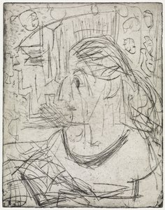 Meztelen lány a kályha mellett/Beteg nő alkotó: Ernst Ludwig Kirchner