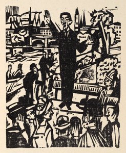 A főút mellett. Jakob Bosshart elbeszélései. A béke apostola - A szónok alkotó: Ernst Ludwig Kirchner