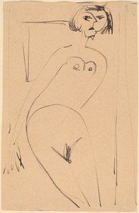 Meztelen alkotó: Ernst Ludwig Kirchner