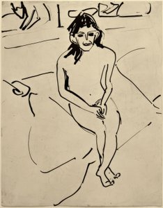 Névtelen (Marcella) alkotó: Ernst Ludwig Kirchner