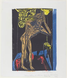 Peter Schlemihl csodálatos története: Schlemihl szobája magányában alkotó: Ernst Ludwig Kirchner