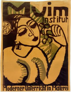 Plakat Muim Institut alkotó: Ernst Ludwig Kirchner