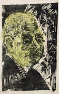 Dr. Spengler portréja, 1919 alkotó: Ernst Ludwig Kirchner