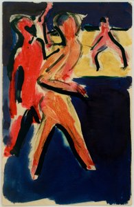 Képeslap Erich Heckelnek 23-tól alkotó: Ernst Ludwig Kirchner