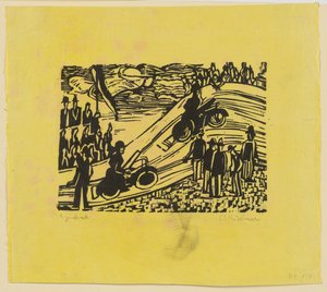 Radrennen alkotó: Ernst Ludwig Kirchner