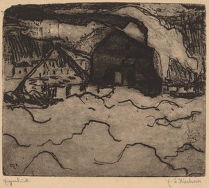 Homokkotrók az Elbán alkotó: Ernst Ludwig Kirchner