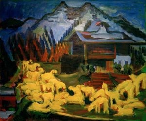 Birkanyáj alkotó: Ernst Ludwig Kirchner