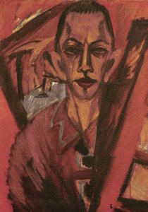 Önarckép alkotó: Ernst Ludwig Kirchner